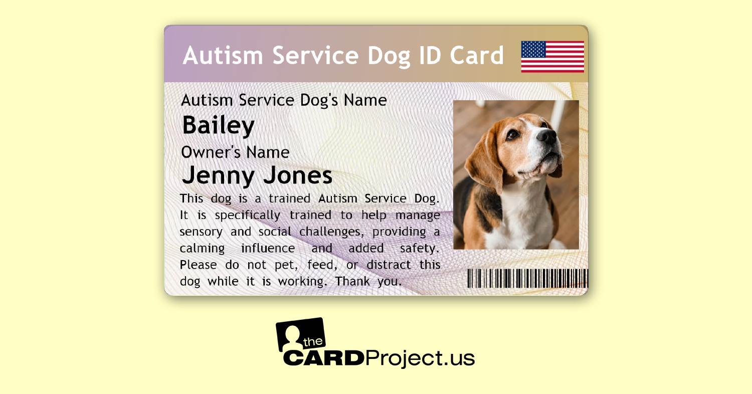 Autism Service Dog (FRONT)